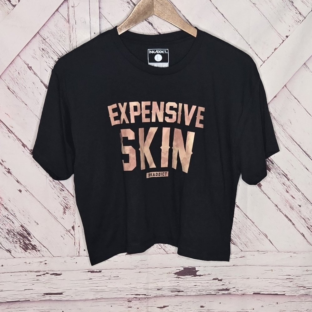 Ink Addict Expensive Skin Cropped Tee - Picture 4 of 4